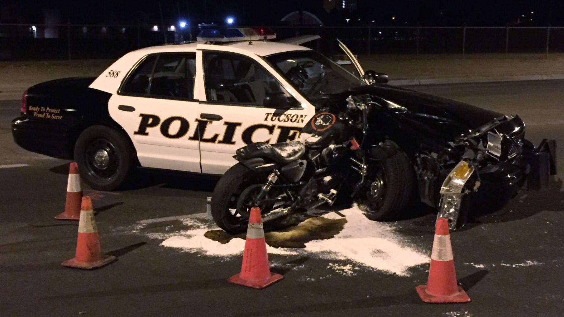 Motorcyclist killed in crash with Tucson police squad car ID'd